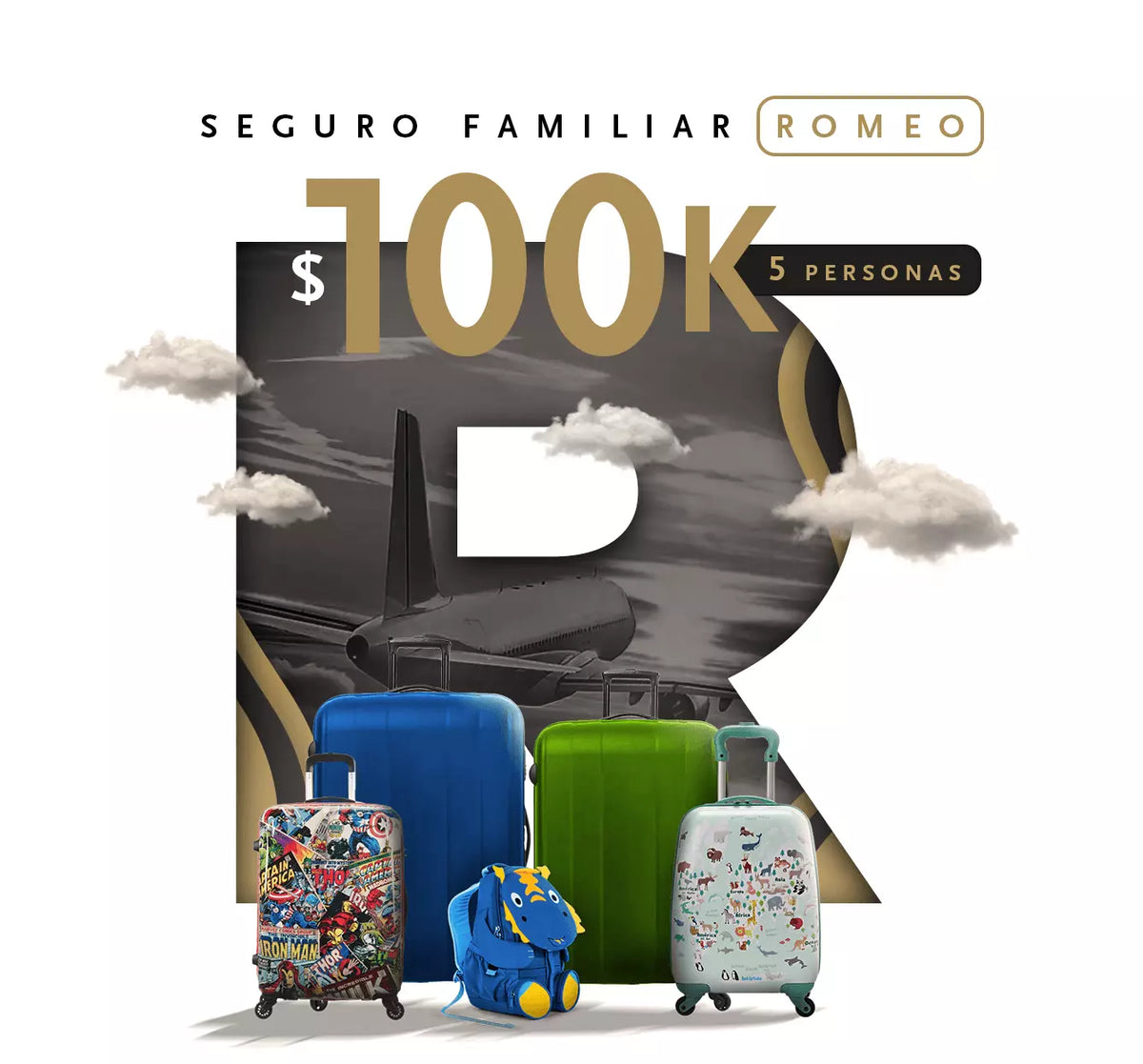 Family Travel Insurance Romeo 100K (5 people) Sagicor Costa Rica