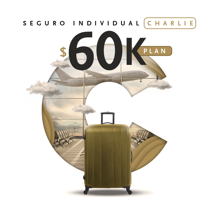 Seguro de Viaje Individual - Charlie $60K