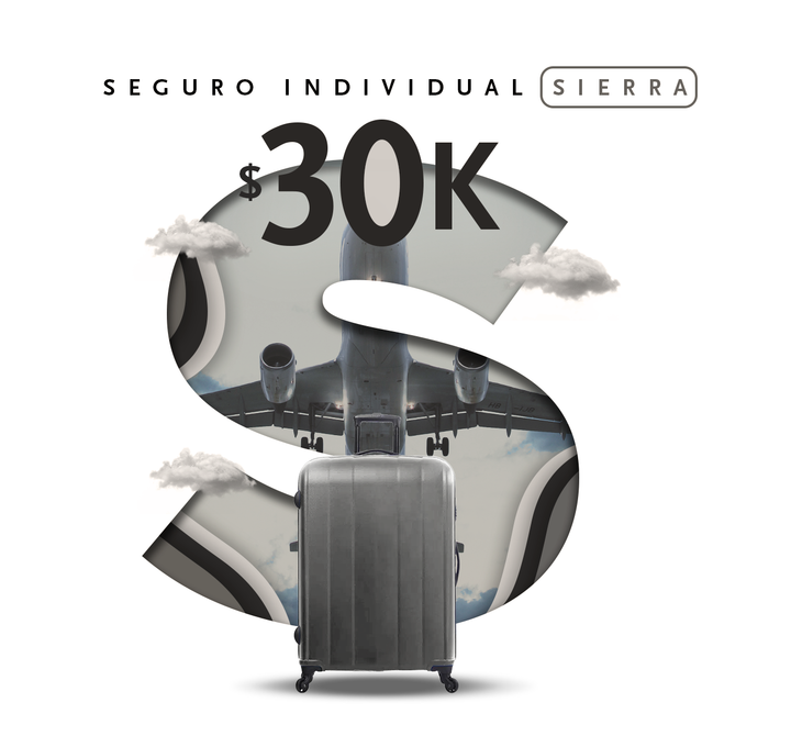 Seguro de Viaje Individual - Sierra $30K