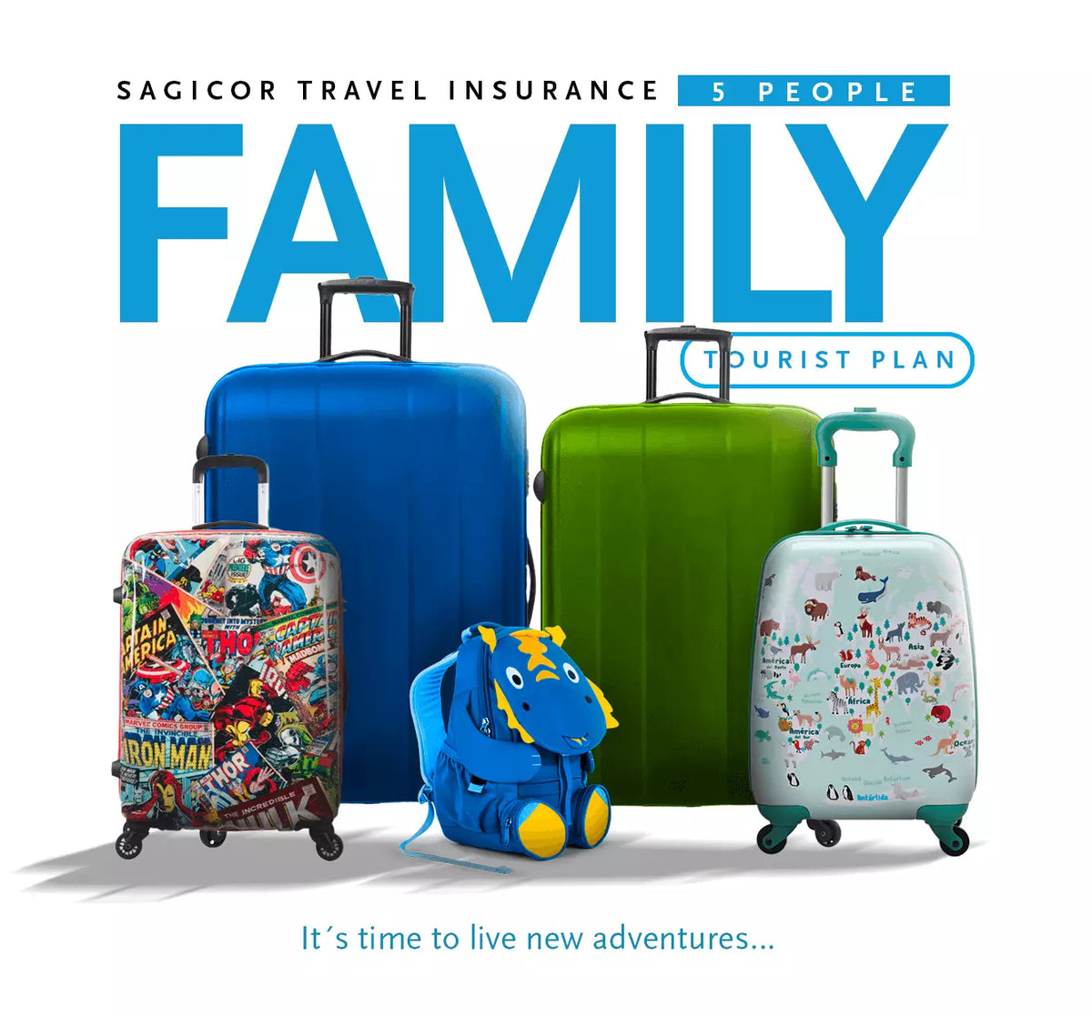 Family Travel Insurance for Tourists Visiting Costa Rica 5 People | Sagicor